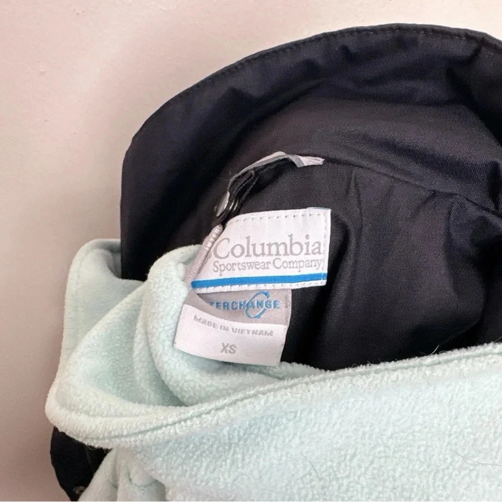 Columbia Womens Xsmall 3-In-1 Hooded Soft Shell Jacket In Black - Picture 8 of 16